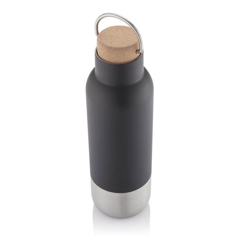 AVERSA - Hans Larsen RCS Recycled Stainless Steel Insulated Water Bottle - Black 1