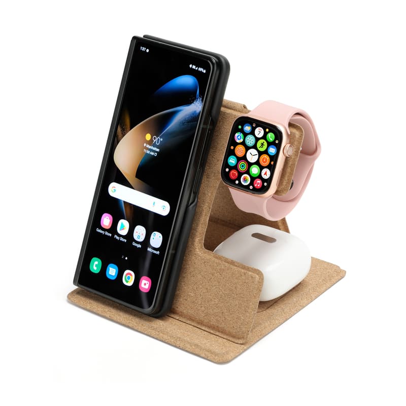 FARO - @memorii Mag 3 in 1 Foldable Cork Wireless Charger (3)