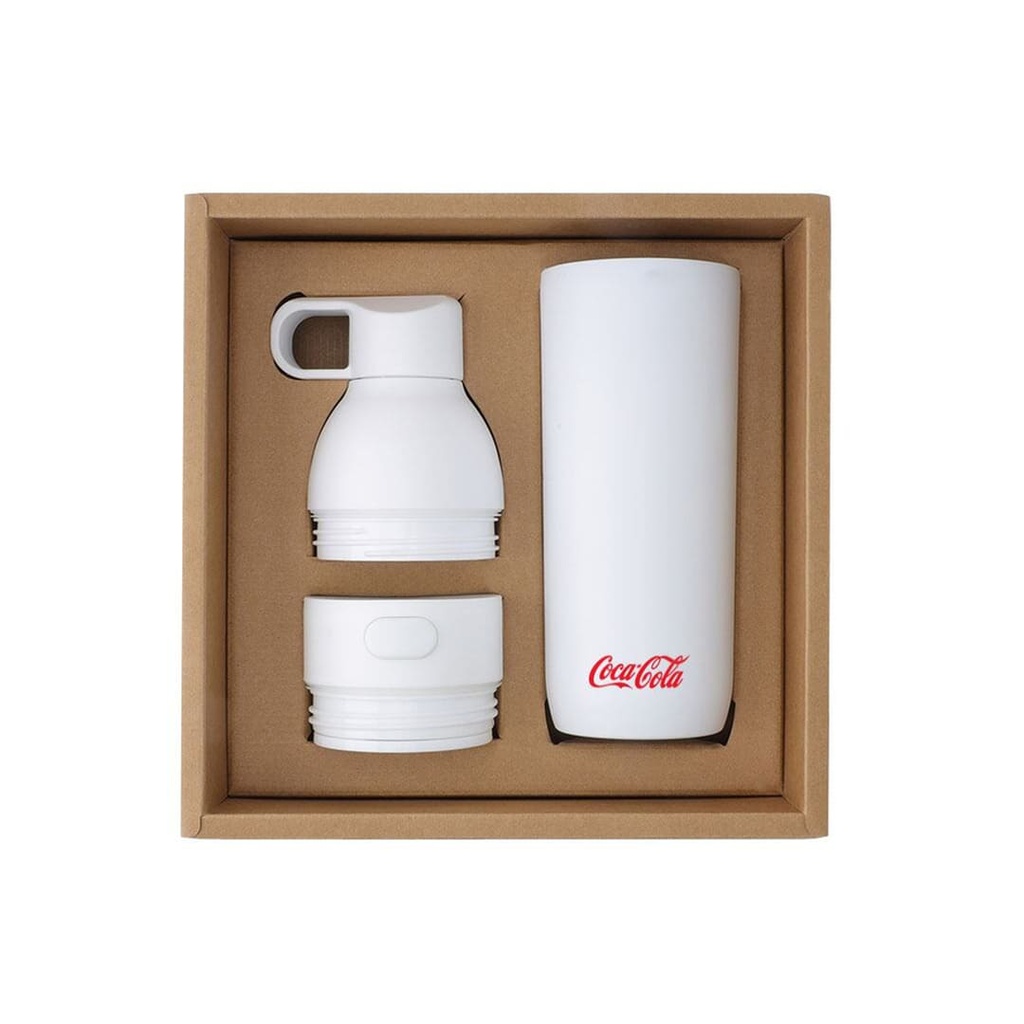 RUVO - CHANGE ZERO 2-in-1 Modular Hydration Gift Set - White (2)