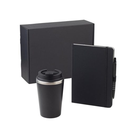 KOKSI - Giftology Set of Notebook and Pen - Black